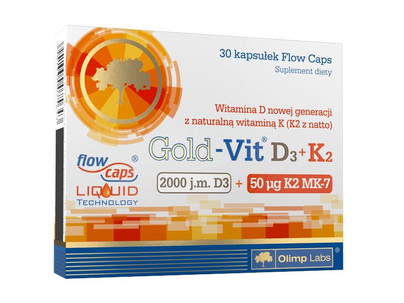 Gold-Vit D3 + K2 2000IU OLIMP 30 kaps