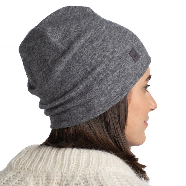 Gorro Merino Fleece Unisex Buff Gris ÚNICA 3/7