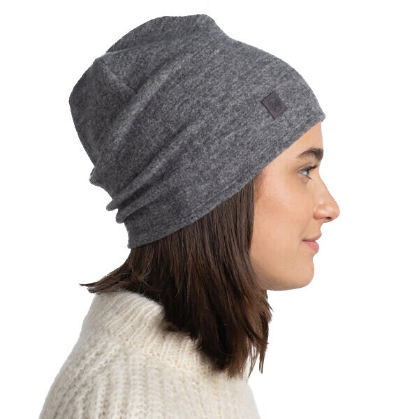 Gorro Merino Fleece Unisex Buff Gris ÚNICA 2/7