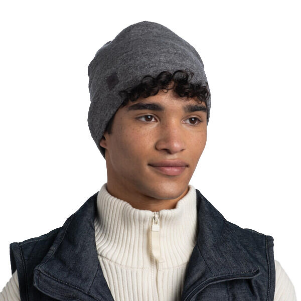 Gorro Merino Fleece Unisex Buff Gris ÚNICA 4/7