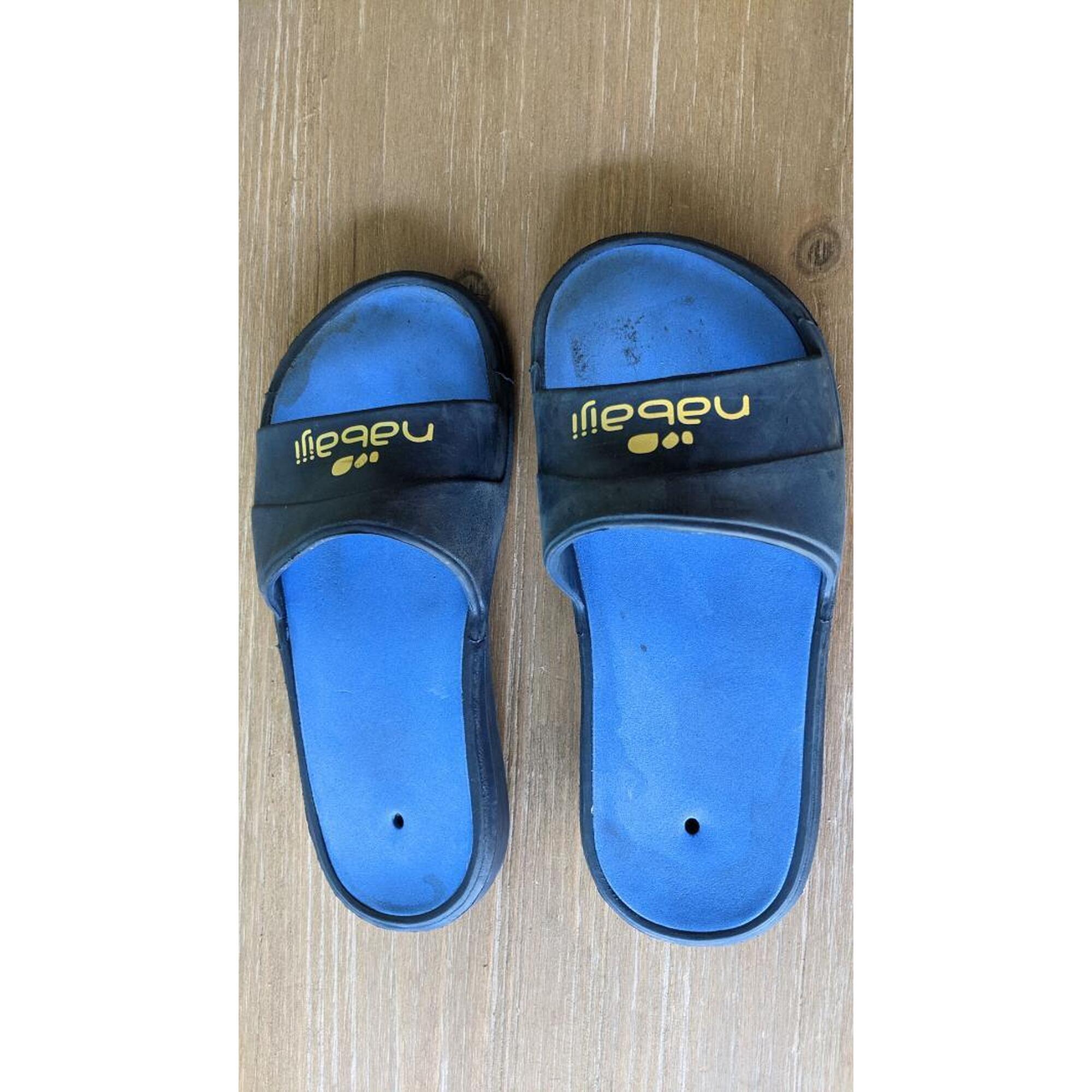 Tussen Particulieren - Badslippers kinderen Slap 500 blauw maat 30