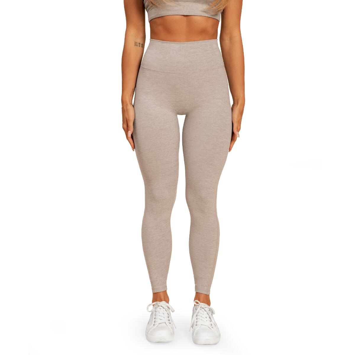 Donna palestra leggings vita alta grigi Sense 6/7