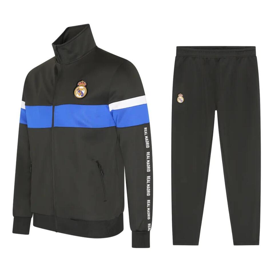 Survêtement Real Madrid Officiel - Training Fit - Matière Polyester - Taille S à XXL
