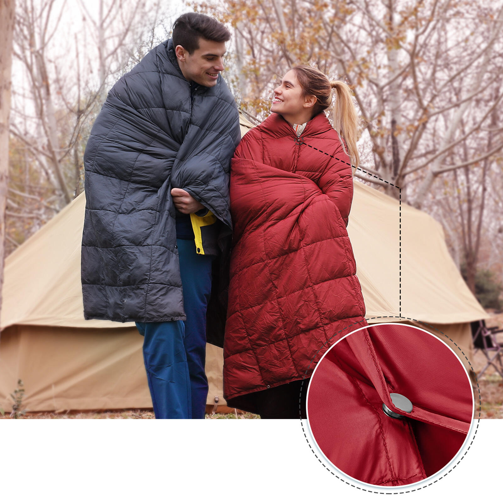 Couverture de camping Smart 1100 Matelas plage pique-nique Parc légère Voyage 6/7