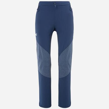 Pantalon softshell femme Millet Fusion XCS bleu saphir extensible, déperlant