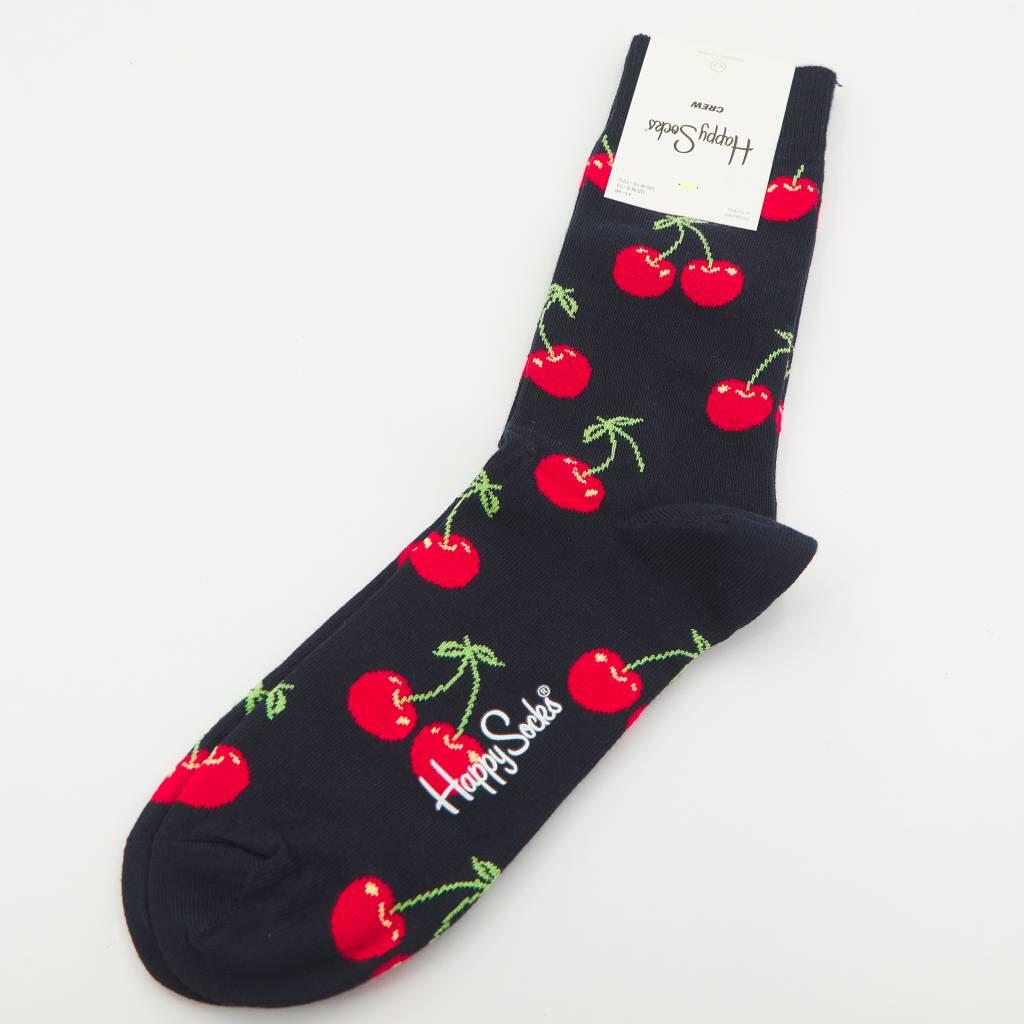 Meias Happy Socks Modelo Cherry Cor Azul 3/5