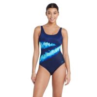 Zoggs Aqua Digital Adjustable Scoopback Swimsuit 1/6