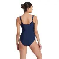 Zoggs Maillot de bain une pièce Aqua Digital pour femme, dos échancré et 3/6