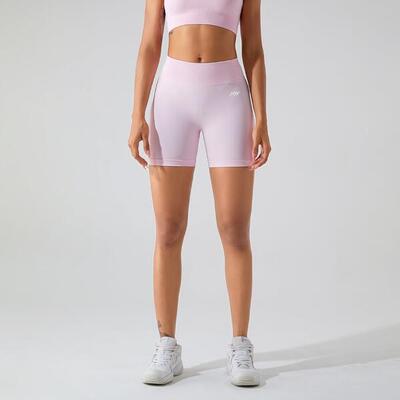 Short dames sculpt scrunch - lichtroze
