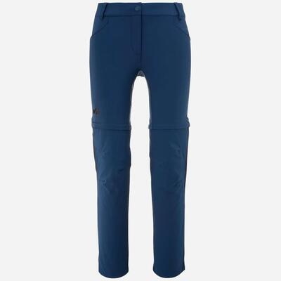 2-in-1 broek wandelen voor dames trekker stretch zip off iii