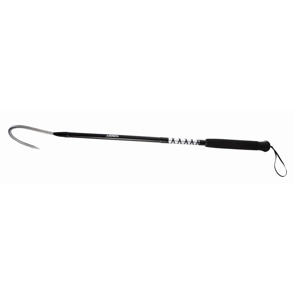 JENZI Stabiler Gaff mit EVA-Schaumstoff-Griff, 77 cm lang