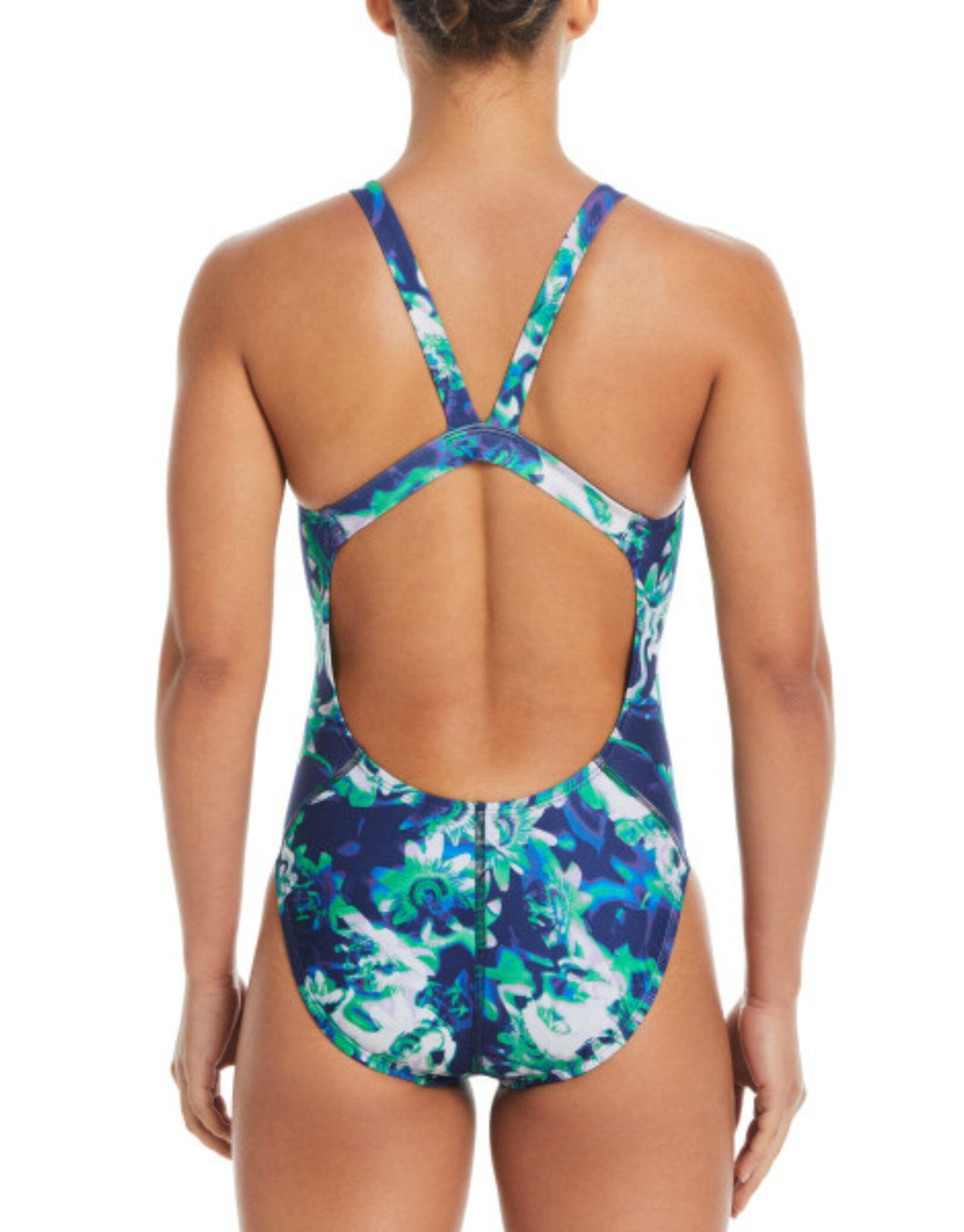 Nike Hydrastrong Solid Fastback zwempak uit één stuk voor dames 2/5