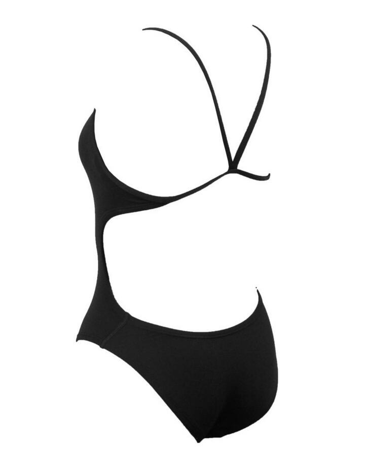 Nike Damesbadpak Cut-Out – Zwart 4/5