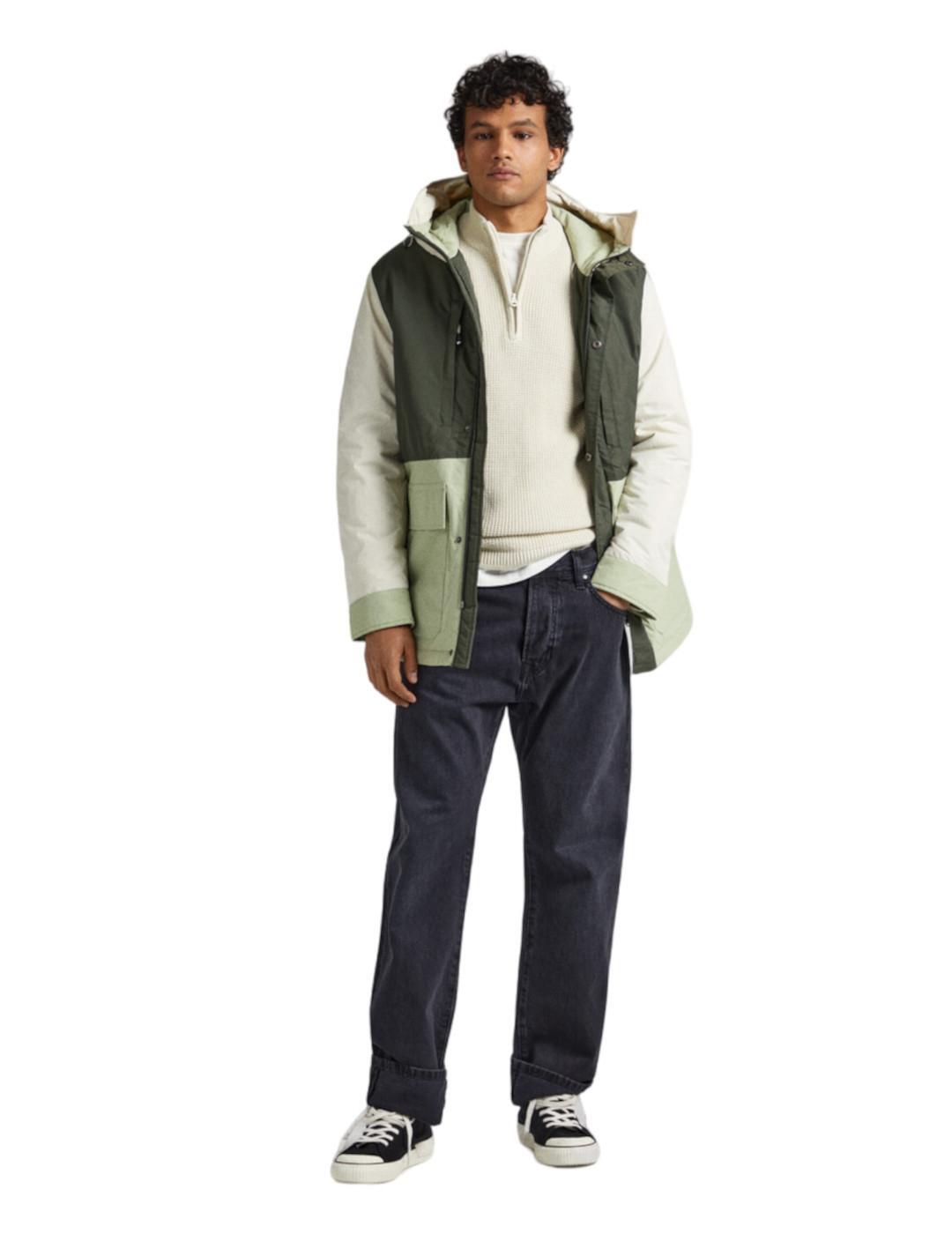 Giacche/cappotti da uomo Pepe jeans verdi 3/5