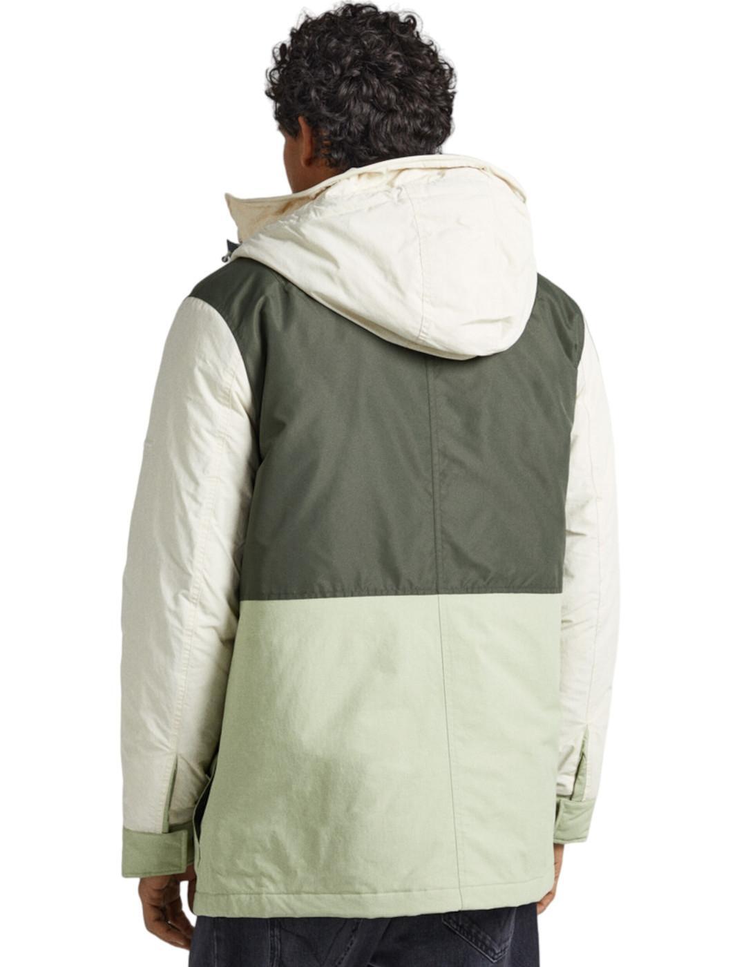 Giacche/cappotti da uomo Pepe jeans verdi 2/5