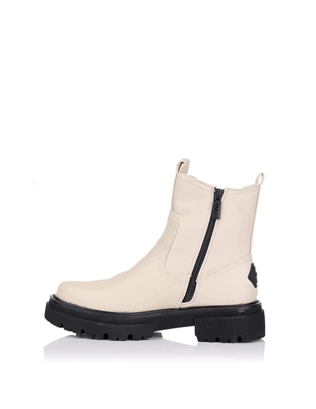 Bottes pour femmes Mustang Merc Beige. 2/3