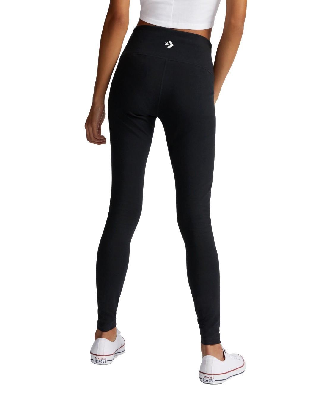 Leggings para Mujer Converse Wordmark Negro 2/3