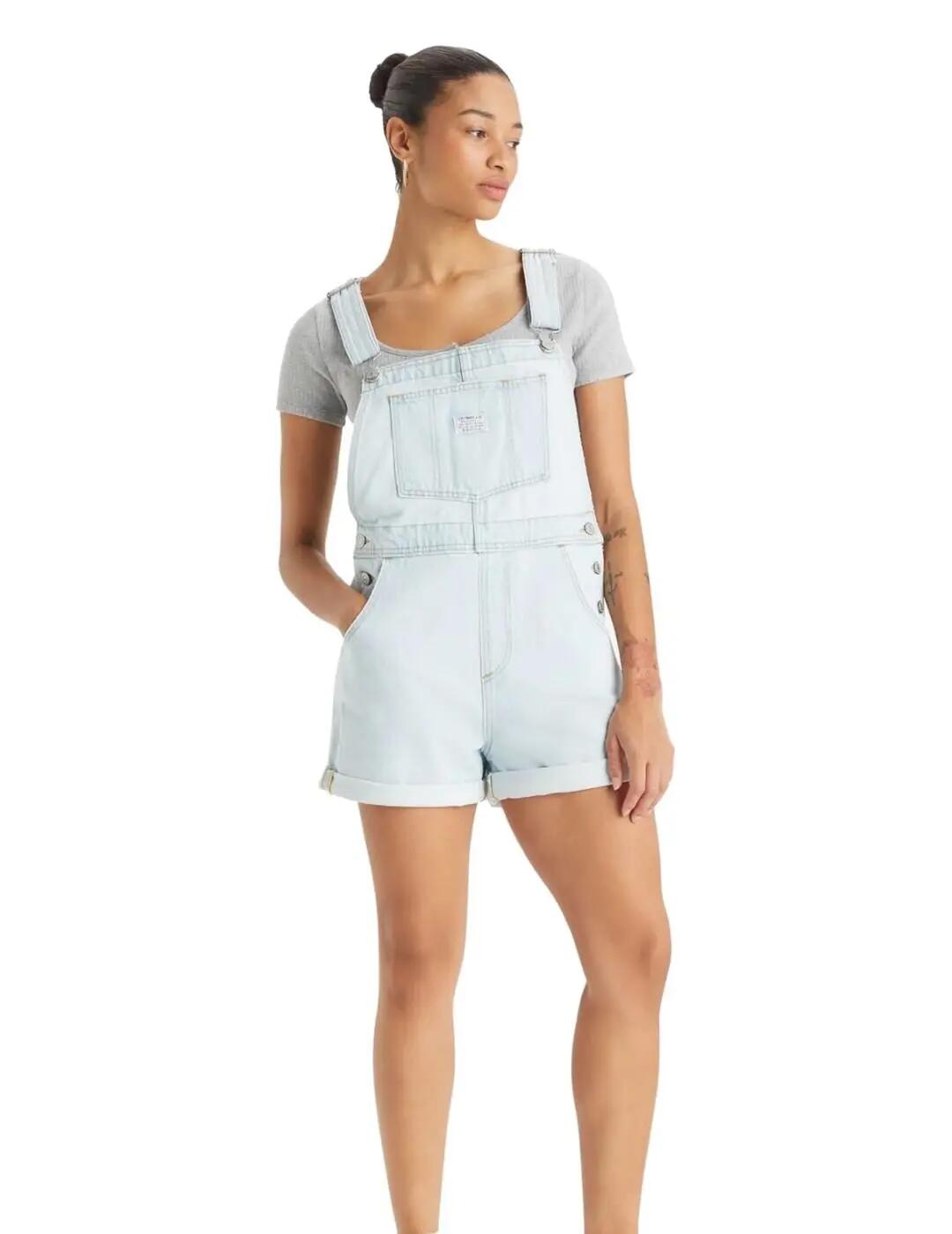 Pantalones cortos para Mujer Levis  Azul 3/4