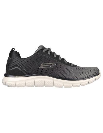 Zapatillas Skechers Hombre Track Ripkent. Negro/oliva