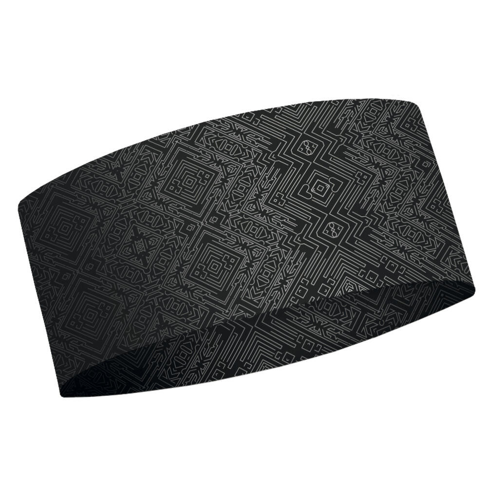 Cinta de Pelo Running Coolmax Eco Quechua Adulto Negro 1/1
