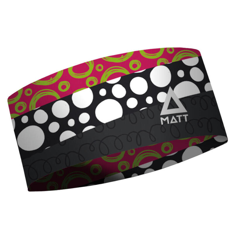 Cinta de Pelo Running Coolmax Eco Asymetric Adulto Multicolor