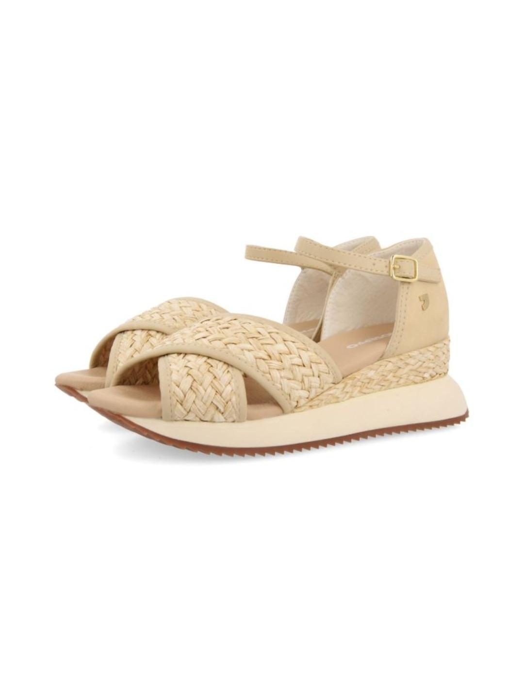 Sandalias para Mujer Gioseppo Rinsey Beige 2/4