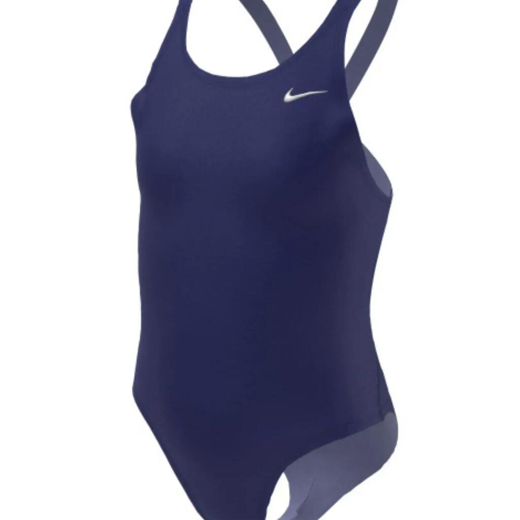 Girls Hydrastrong Performance Fastback Swimsuit - Navy