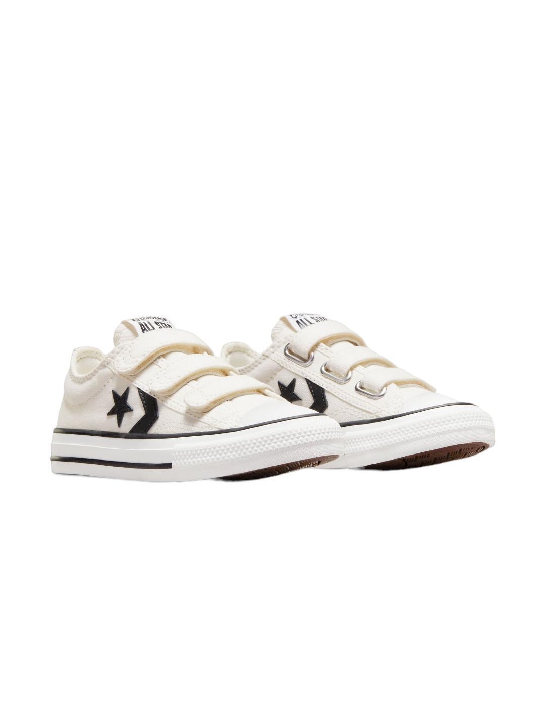 Moda/sportwear per bambino Converse Bianco 3/5