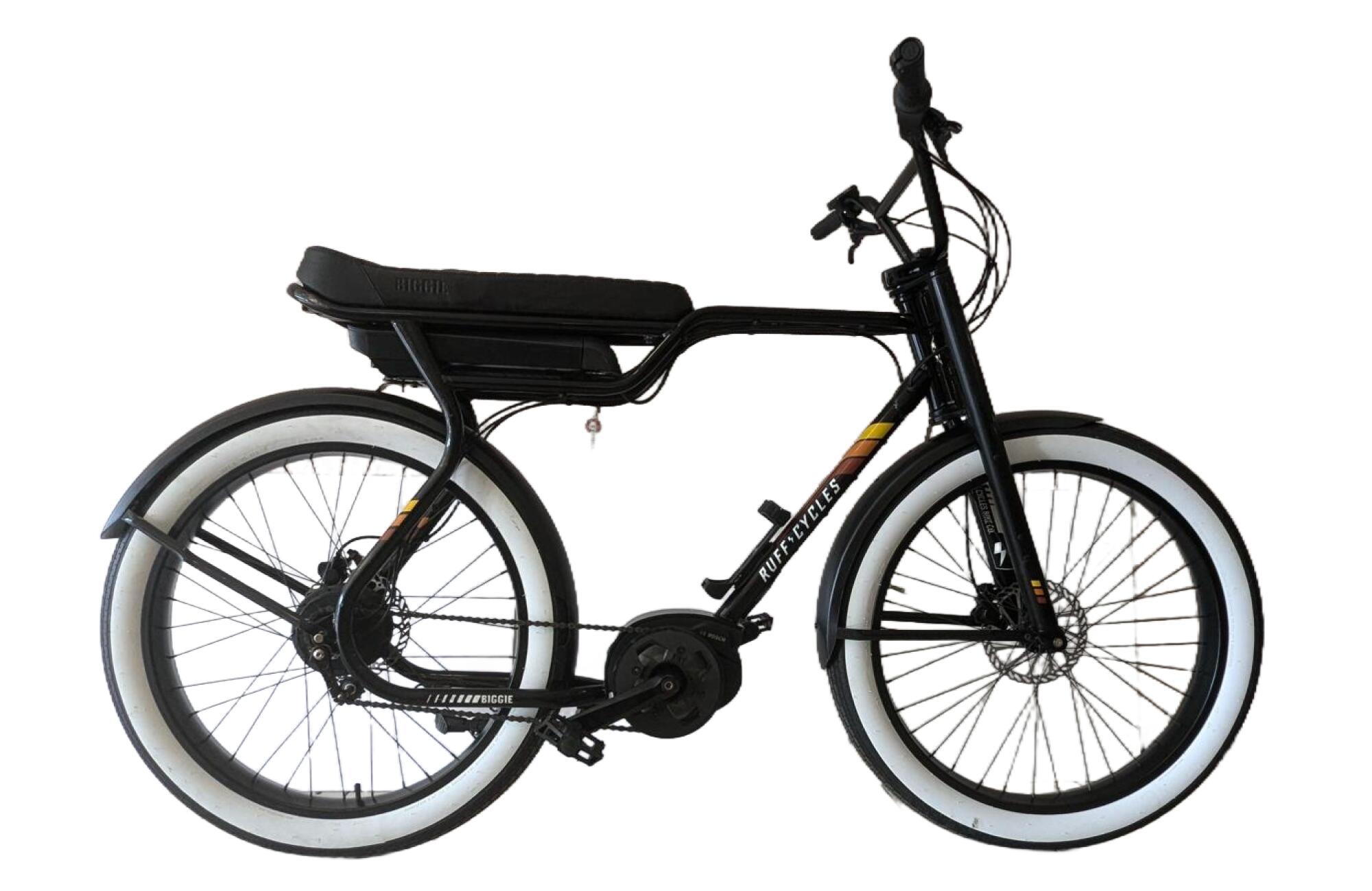 RUFF CYCLES Reconditionné - Vélo Beach cruiser électrique -  Biggie Noir - Très bon état