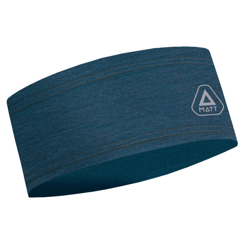 Cinta de Pelo Running Merino Headband L-Petrol Adulto Azul