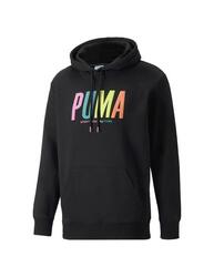 Sweats à capuche polaires pour hommes Puma Swxp graphic Noir
