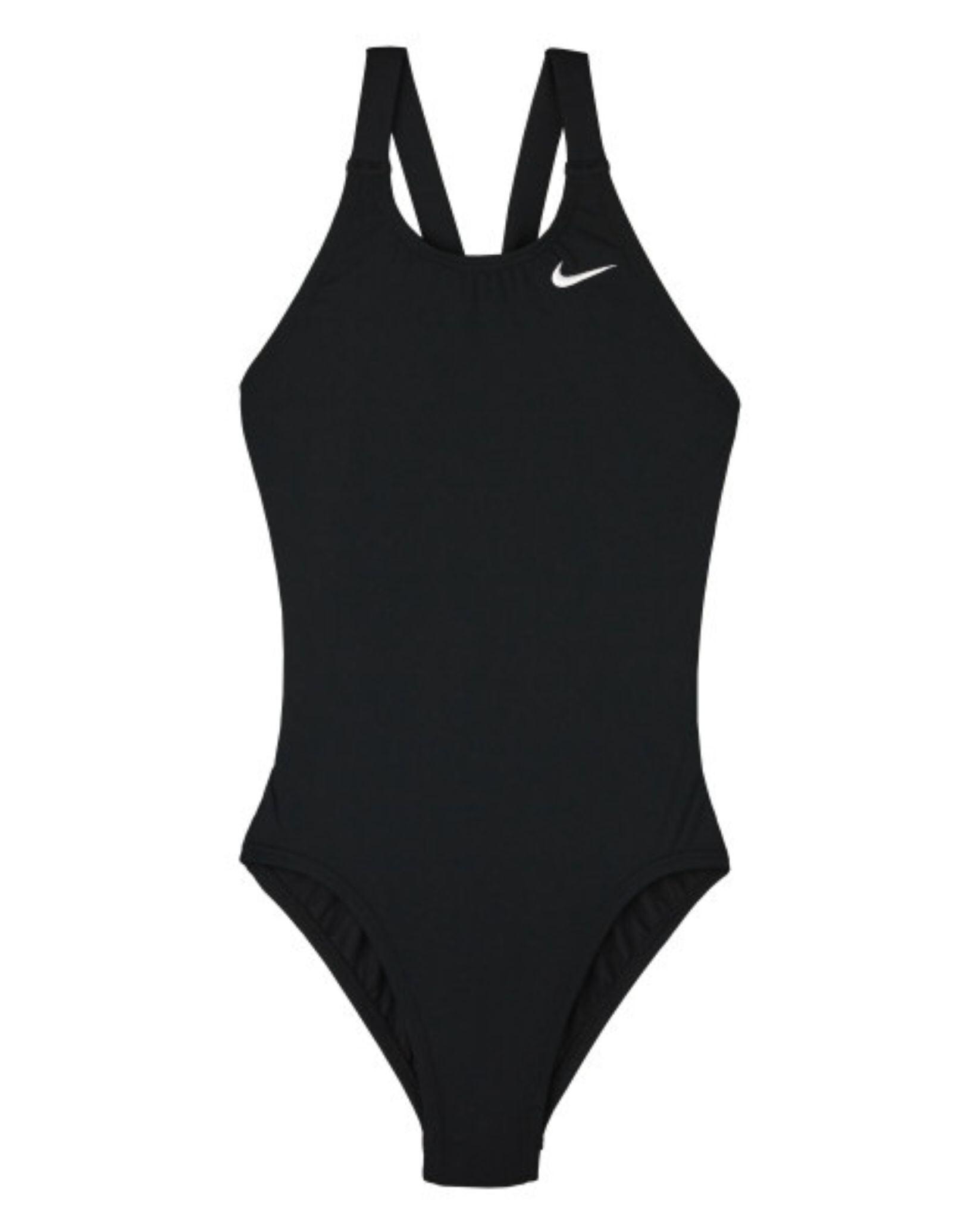 Nike Meisjes Badpak Hydrastrong Solid Fastback Zwart 3/5