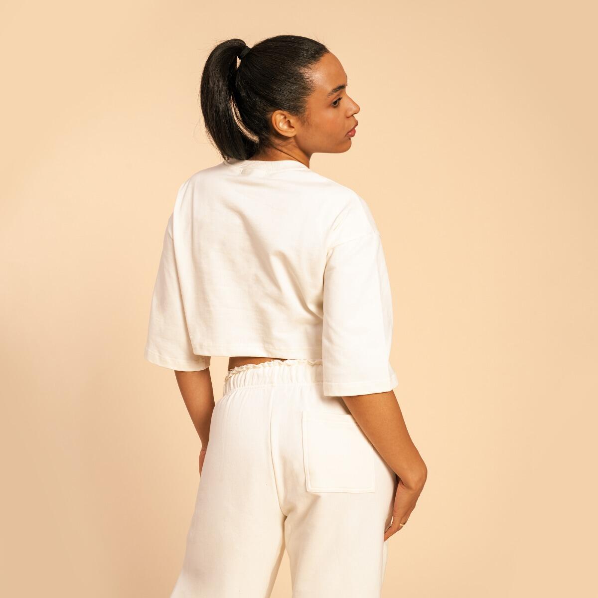 Dámské tričko Cropped Serenity Ivory 3/7