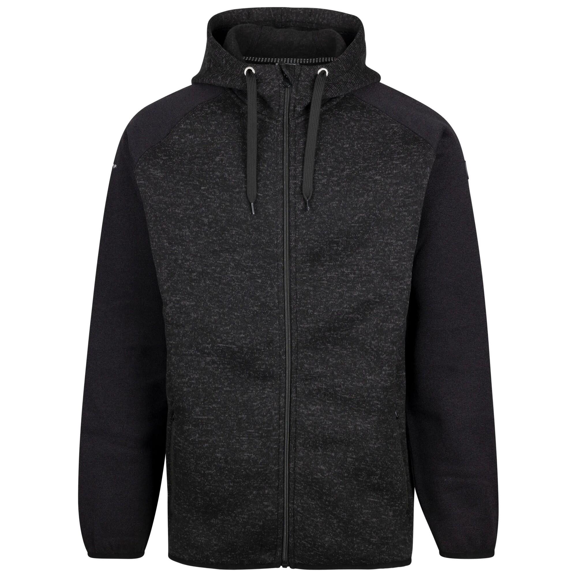 CLEARWELL Men's fleece jacket (Black heathered)