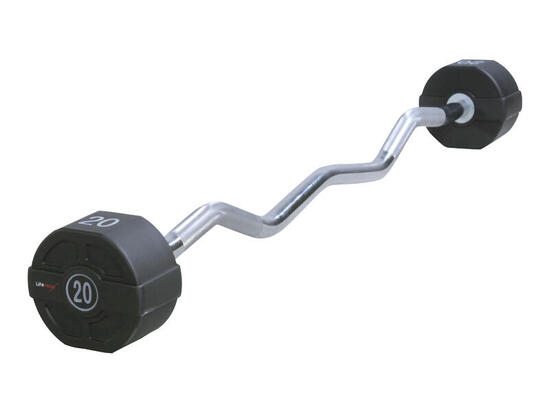 Barre d'haltères PU EZ Curl 35 kg