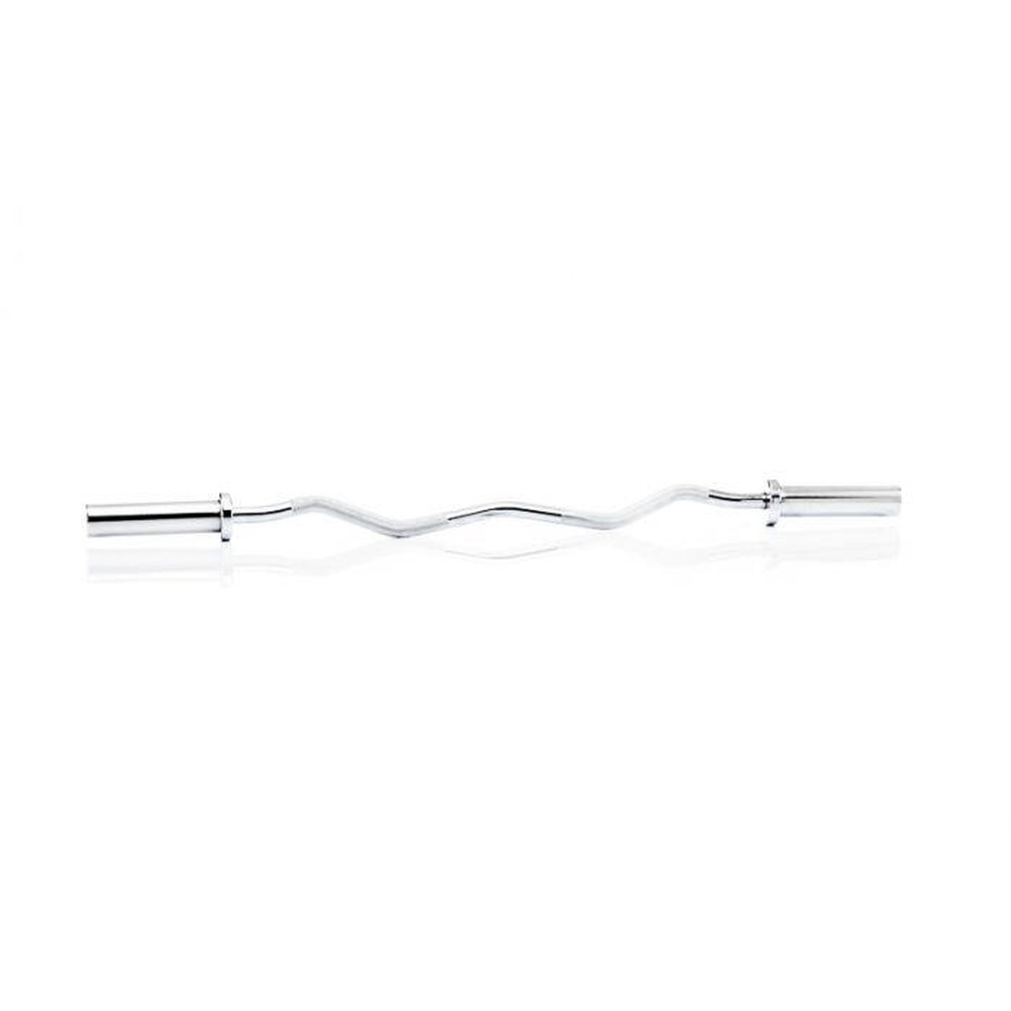Muscle Power - Ez Curl Bar Basic - Chrome - 50 Mm - Barre D'Haltérophilie - Gris - 8 Kg - Decathlon