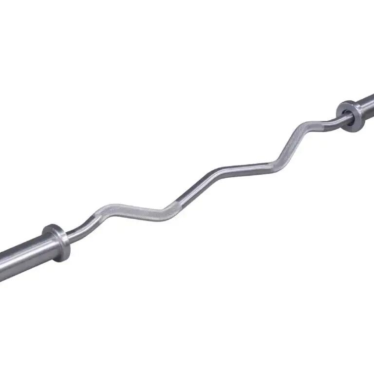 Olympic EZ Bar Curl Bar - Brushed Steel - 120 cm