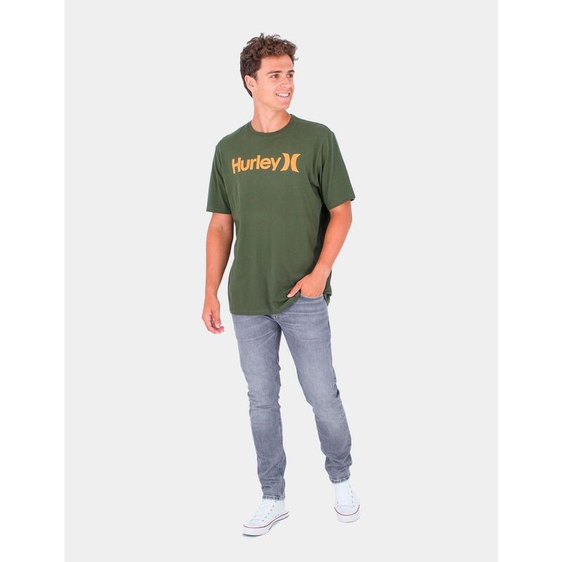 Camisetas para Hombre Hurley Evd wsh oao solid Verde