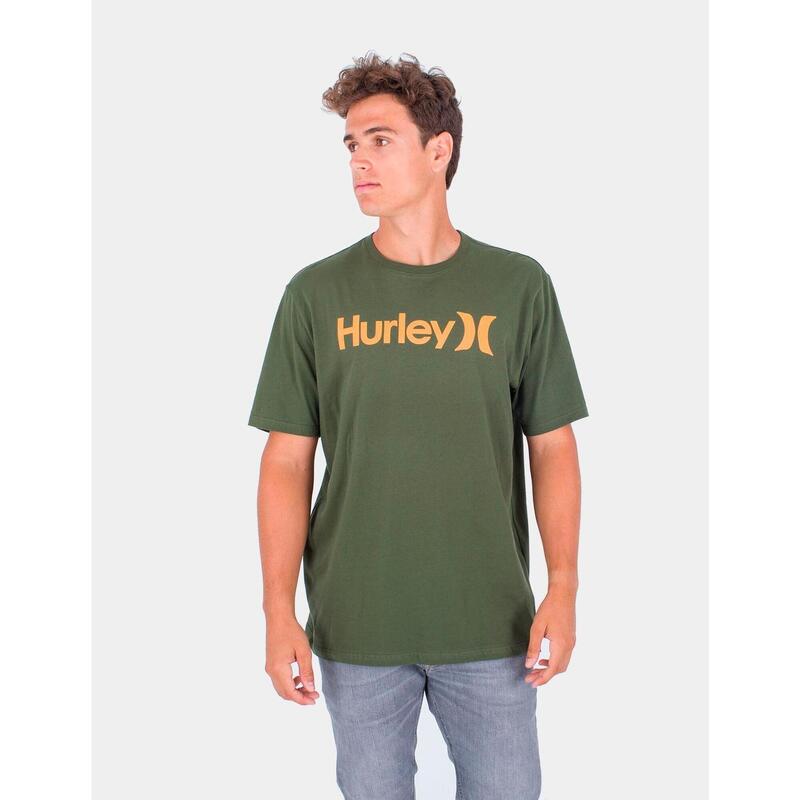 Camisetas para Hombre Hurley Evd wsh oao solid Verde