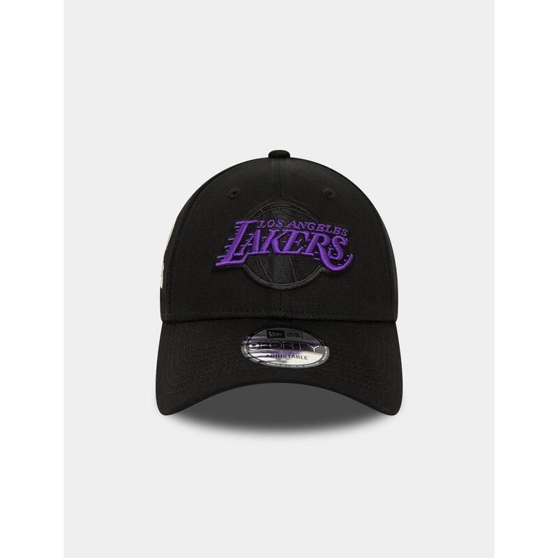 Casquettes New Era New Era 940 patch latéral Lakers noir
