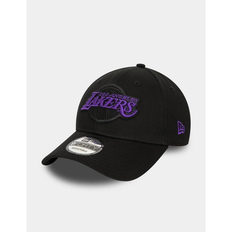 Casquettes New Era New Era 940 patch latéral Lakers noir