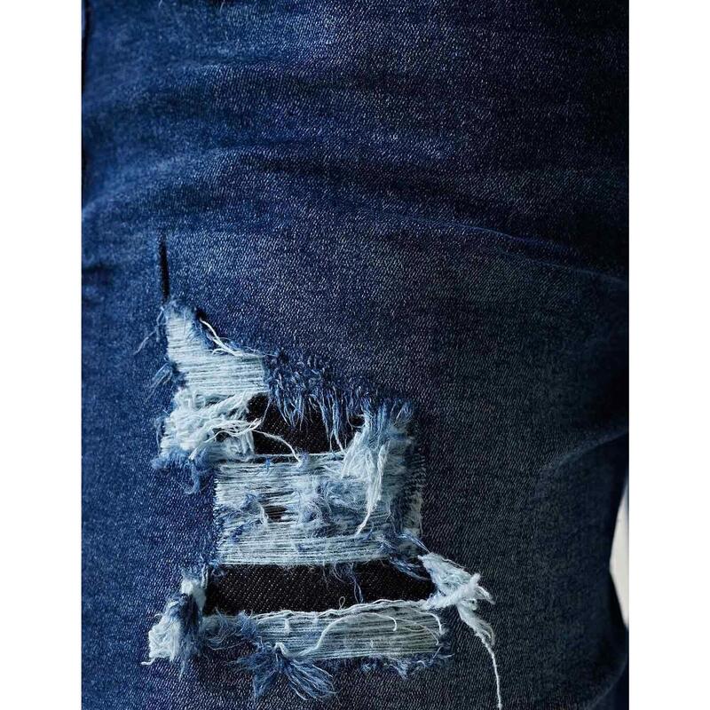 Pantalones para Hombre Eleven degrees Sustainable distressed Azul