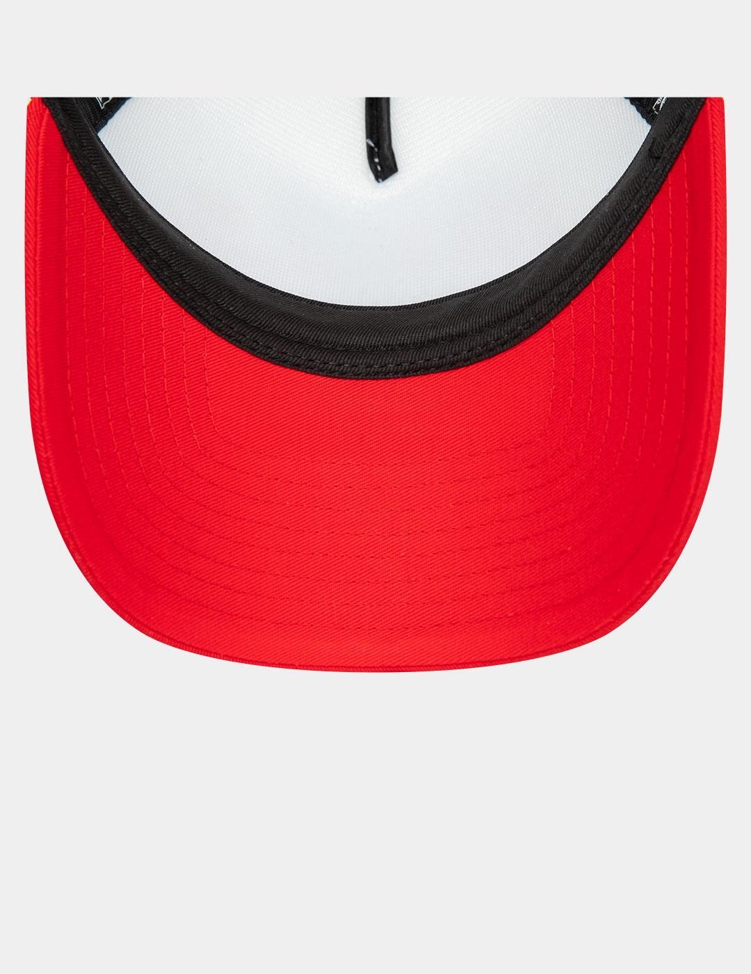 Casquettes New era New era Nba rétro trucker chibul Rouge 5/5
