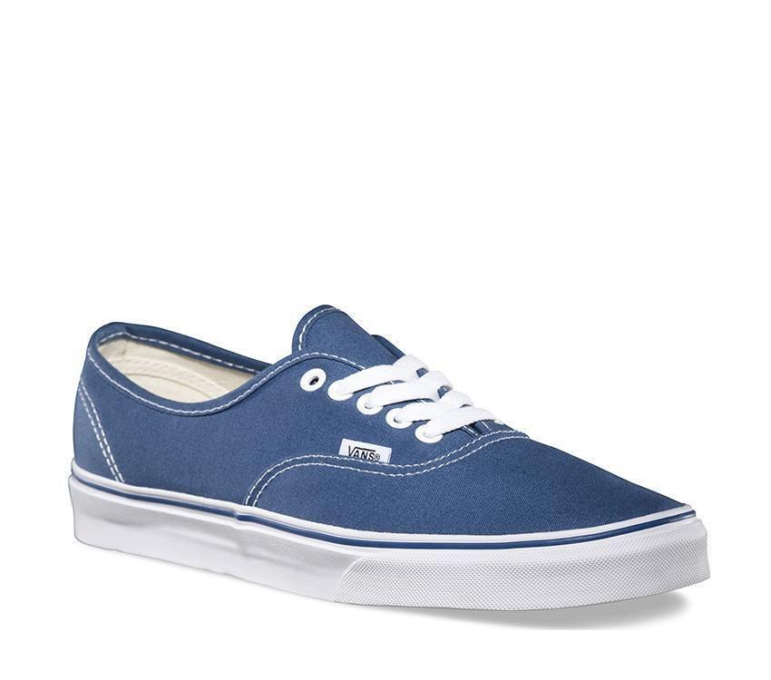 Vans Authentic Canvas Shoes Sneakers Denim Skateboard Sneakers - Navy