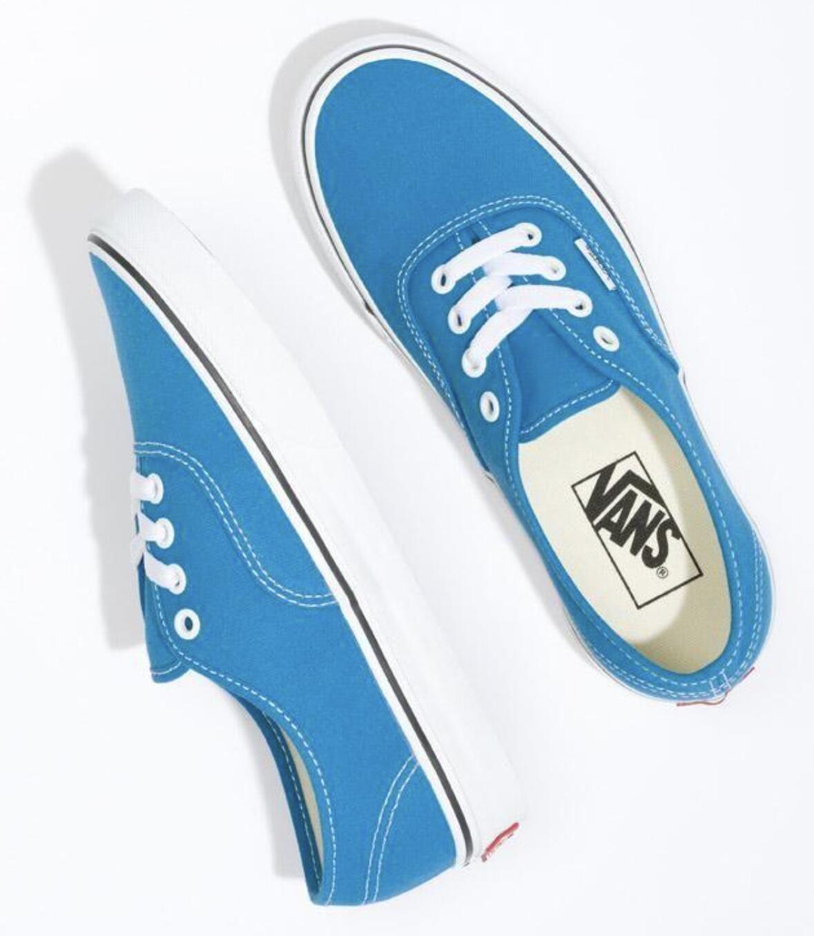 Vans Mens Authentic Canvas Shoes Sneakers Classic Skateboard