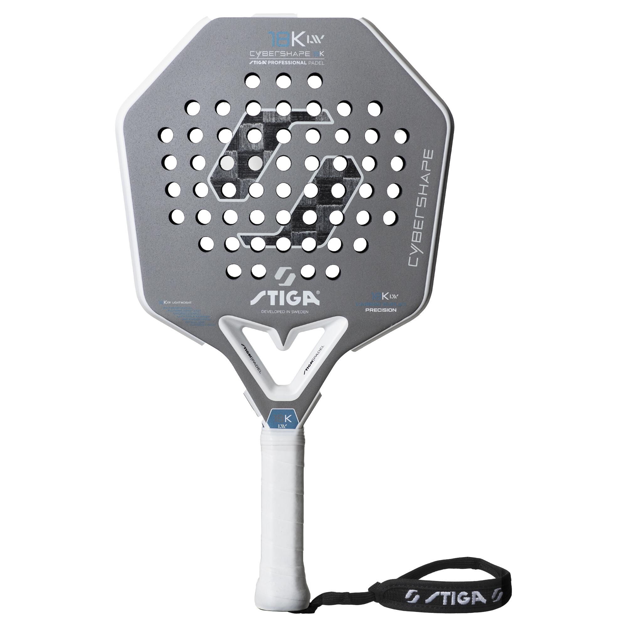 Raquete Padel STIGA 18 k Light Weight (LW) Cybershape