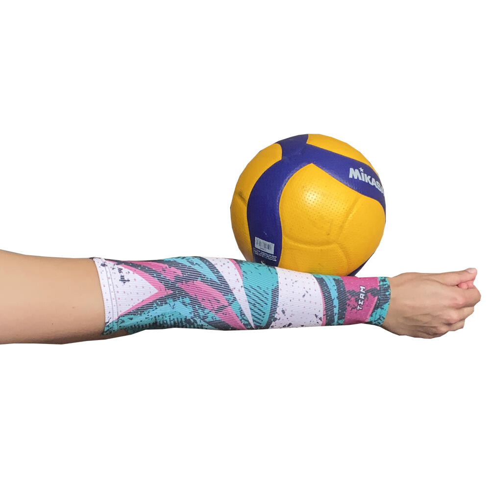 Rękawki siatkarskie unisex JG TEAM prążkowane midi 2/5