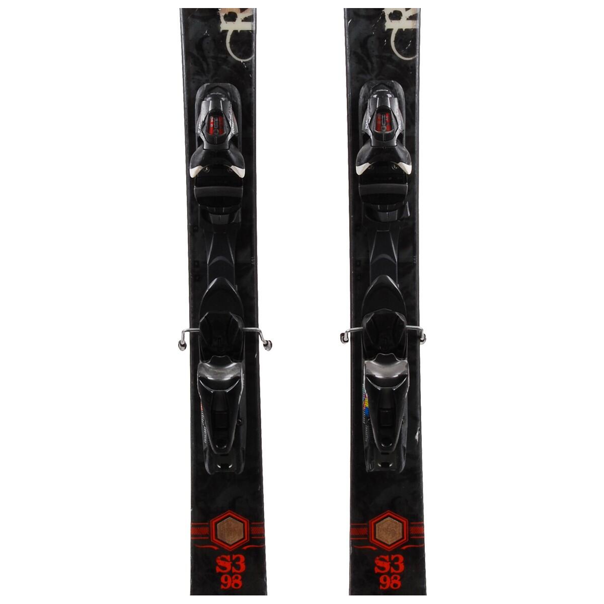 RECONDITIONNE - Ski Rossignol S3 98 + Fixations 3/4