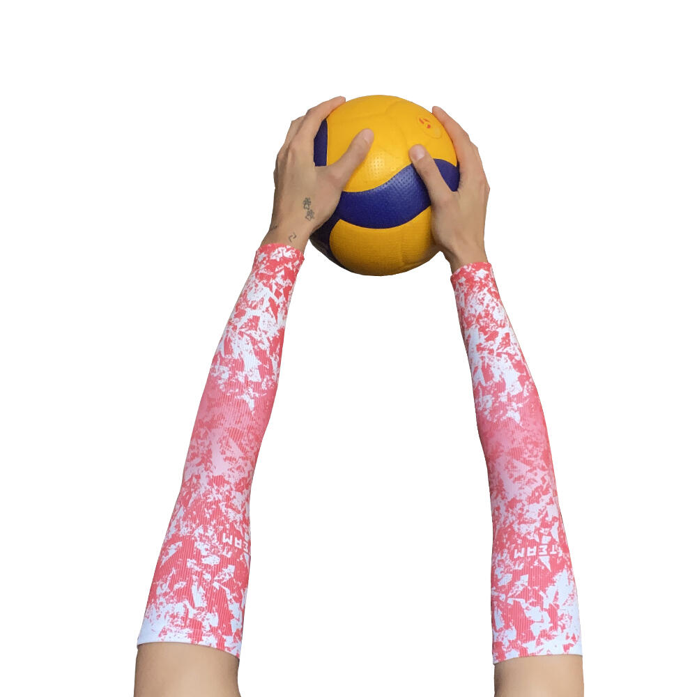 Rękawki siatkarskie unisex JG TEAM prążkowane długie 2/5