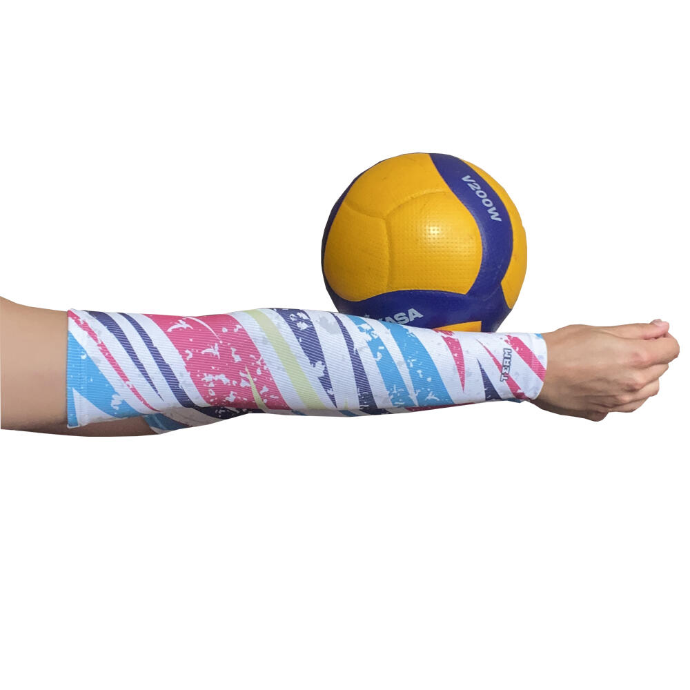 Rękawki siatkarskie unisex JG TEAM prążkowane długie 2/5